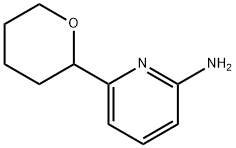 6-(四氢-2H-吡喃-2-基)吡啶-2-胺 结构式