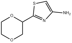 4-Amino-2-(1,4-dioxan-2-yl)thiazole 结构式