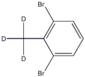 1,3-Dibromo-2-(methyl-d3)-benzene 结构式