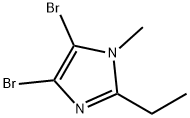 4,5-Dibromo-1-methyl-2-ethyl-1H-imidazole 结构式