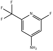 4-Amino-2-fluoro-6-trifluoromethylpyridine 结构式