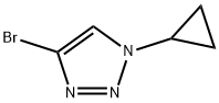 1-CYCLOPROPYL-4-(TETRAMETHYL-1,3,2-DIOXABOROLAN-2-YL)-1H-1,2,3-TRIAZOLE 结构式