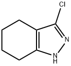 3-CHLORO-4,5,6,7-TETRAHYDRO-1H-INDAZOLE 结构式