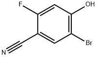 5-溴-2-氟-4-羟基苄腈 结构式