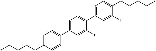 1,1':4',1''-Terphenyl,2',3-difluoro-4,4"-dipentyl- 结构式