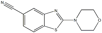 2-Morpholinobenzo[d]thiazole-5-carbonitrile 结构式