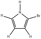 2-Bromopyrrole-d4 结构式