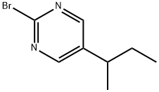 2-Bromo-5-(sec-butyl)pyrimidine 结构式