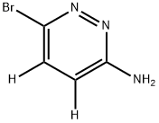 3-Amino-6-bromopyridazine-4,5-d2 结构式