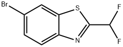 6-溴-2-(二氟甲基)苯并[D]噻唑 结构式
