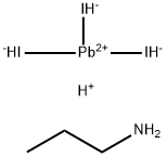 CH3CH2CH2NH3PbI3
(PAPbI3) 结构式