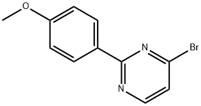 4-Bromo-2-(4-methoxyphenyl)pyrimidine 结构式