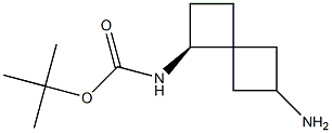 N-[(1S,4R,6R)-2-氨基螺[3.3]庚-7-基]氨基甲酸叔丁酯 结构式