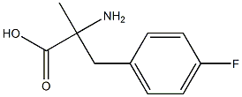 4-Fluoro-a-methyl-DL-phenylalanine 结构式