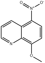 8-METHOXY-5-NITROQUINOLINE 结构式