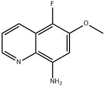 5-氟-6-甲氧基喹啉-8-胺 结构式