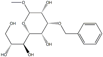 Methyl 3'-O-benzyl xyloriboside 结构式