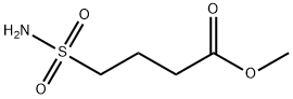 4-氨基磺酰基丁酸甲酯 结构式