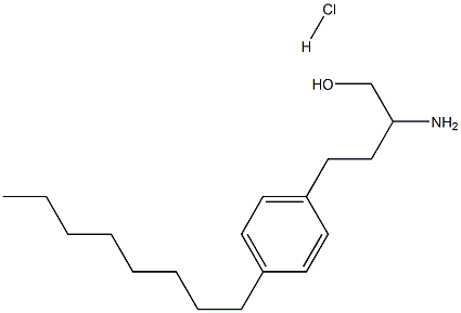 2-Amino-4-(4-octylphenyl)butan-1-ol HCl 结构式