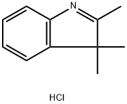 2,3,3-三甲基-3H-吲哚盐酸盐 结构式