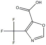 4-(三氟甲基)噁唑-5-羧酸 结构式