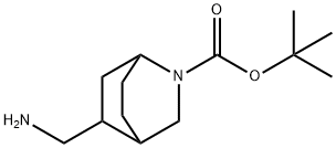 tert-butyl 5-(aminomethyl)-2-azabicyclo[2.2.2]octane-2-carboxylate 结构式