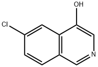6-chloroisoquinolin-4-ol 结构式