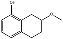 7-methoxy-5,6,7,8-tetrahydronaphthalen-1-ol 结构式