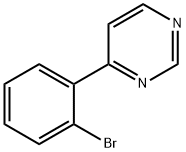 4-(2-bromophenyl)pyrimidine 结构式