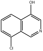 8-氯异喹啉-4-醇 结构式