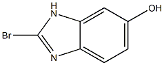 2-bromo-1H-1,3-benzodiazol-6-ol 结构式