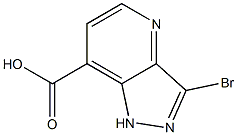 3-bromo-1H-pyrazolo[4,3-b]pyridine-7-carboxylic acid 结构式