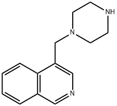 Isoquinoline, 4-(1-piperazinylmethyl)- 结构式