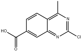 2-chloro-4-methylquinazoline-7-carboxylic acid 结构式