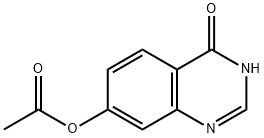 4-HYDROXYQUINAZOLIN-7-YL ACETATE 结构式