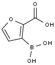 2-Carboxyfuran-3-boronic acid 结构式