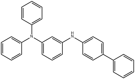 N1-([1,1'-联苯基]-4-基)-N3,N3-二苯基苯-1,3-二胺 结构式