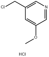 3-(氯甲基)-5-甲氧基吡啶盐酸 结构式