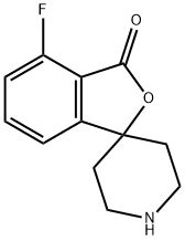 4-fluoro-3H-spiro[2-benzofuran-1,4'-piperidin]-3-one 结构式