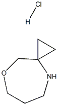 8-oxa-4-azaspiro[2.6]nonane hydrochloride 结构式