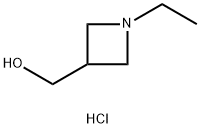 (1-乙基吖丁啶-3-基)甲醇盐酸 结构式