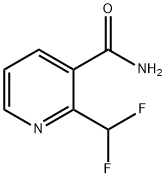 2-(Difluoromethyl)pyridine-3-carboxamide 结构式