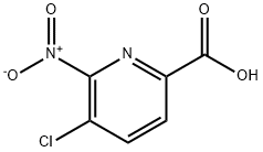 5-氯-6-硝基吡啶甲酸 结构式