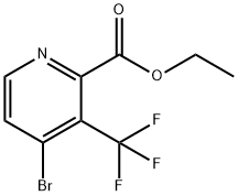 4-Bromo-3-trifluoromethyl-pyridine-2-carboxylic acid ethyl ester 结构式