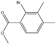 2-溴-3,4-二甲基苯甲酸甲酯 结构式