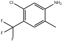 5 - Chloro-2-methyl-4-(trifluoromethyl)
aniline 结构式