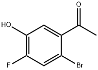 2'-Bromo-4'-fluoro-5'-hydroxyacetophenone 结构式