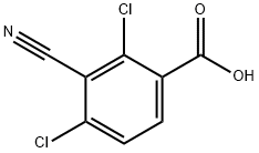 3-Cyano-2,4-dichlorobenzoic acid 结构式