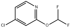 4-氯-2-(二氟甲氧基)吡啶 结构式
