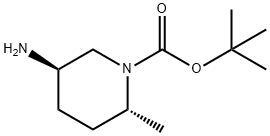 tert-butyl (2R,5R)-5-amino-2-methylpiperidine-1-carboxylate 结构式